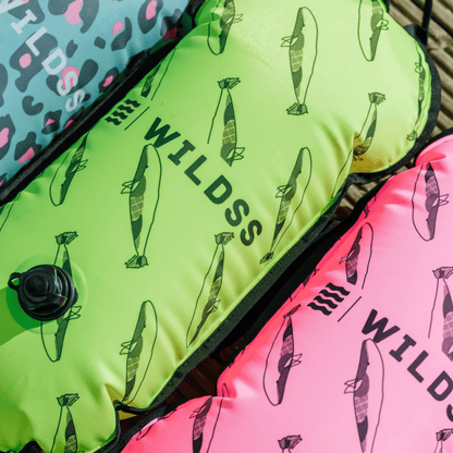 Colorful inflatable tow floats
