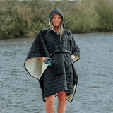 Wild Swiming Poncho Changing Robe White