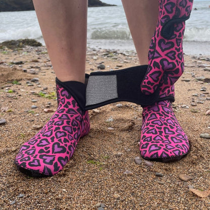 EasyOff™ Fleece Lined Swimming Socks in Cold Cold Heart with Kevlar Soles