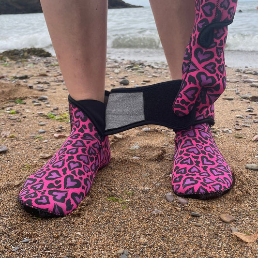 EasyOff™ Fleece Lined Swimming Socks in Cold Cold Heart with Kevlar Soles