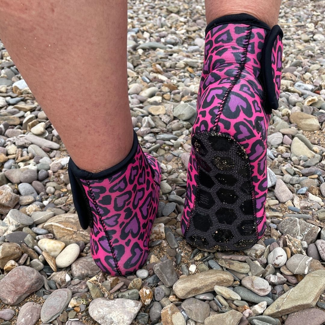 EasyOff™ Fleece Lined Swimming Socks in Cold Cold Heart with Kevlar Soles