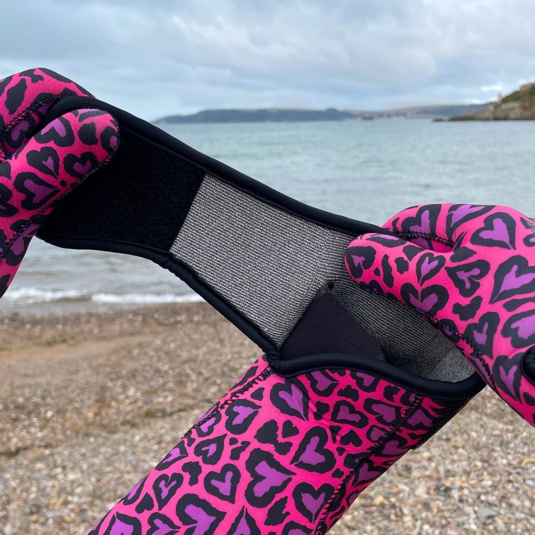 EasyOff™ Fleece Lined Swimming Socks in Cold Cold Heart with Kevlar Soles