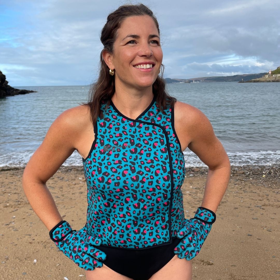 EasyOff™ Limestone Neoprene Body Warmer in Leopard