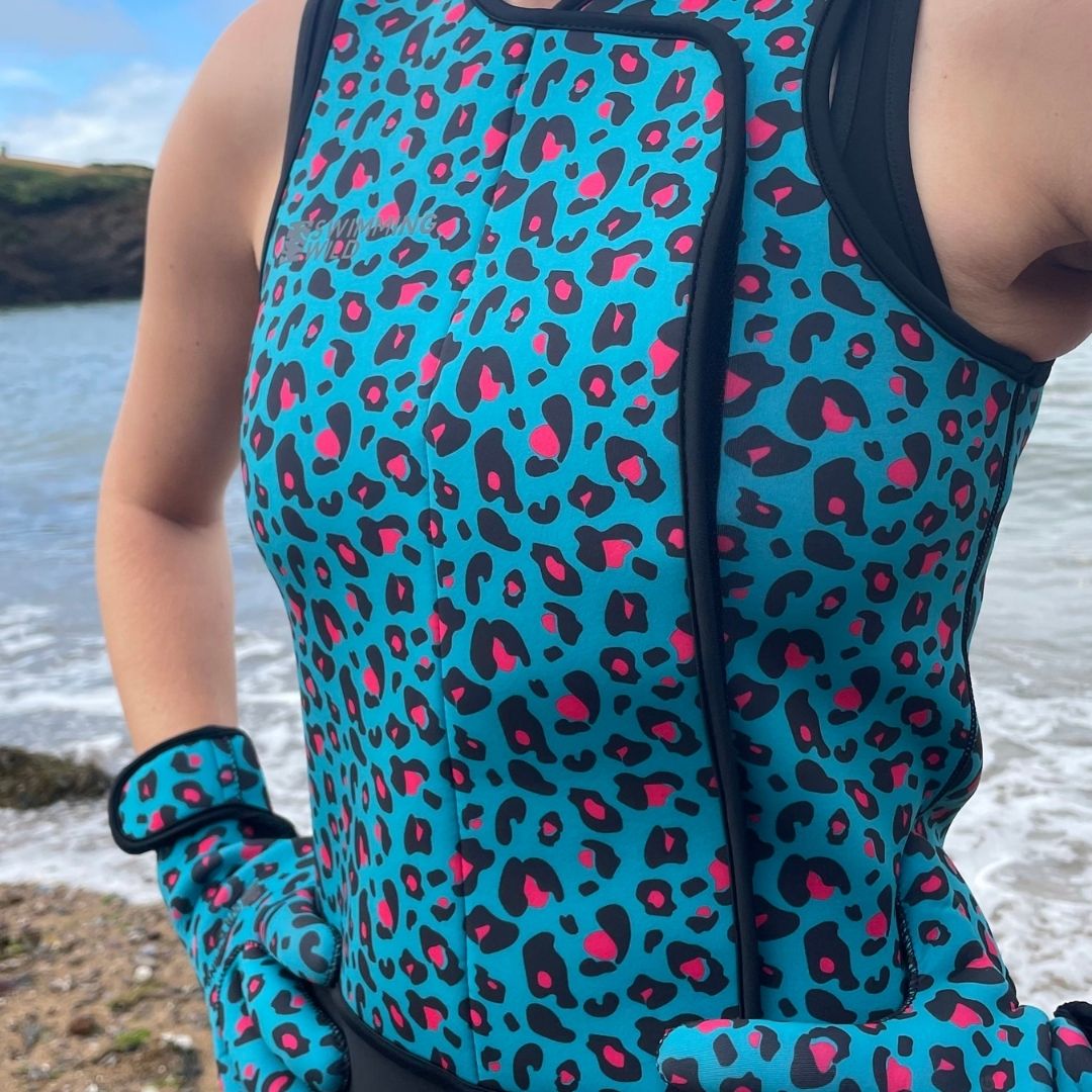 EasyOff™ Limestone Neoprene Body Warmer in Leopard