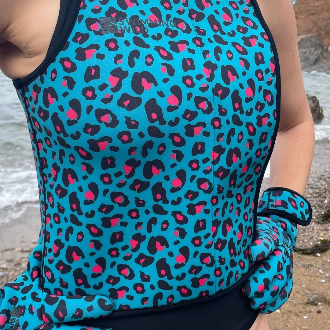 EasyOff™ Limestone Neoprene Body Warmer in Leopard