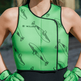 EasyOff™ Body Warmer in Green Neon