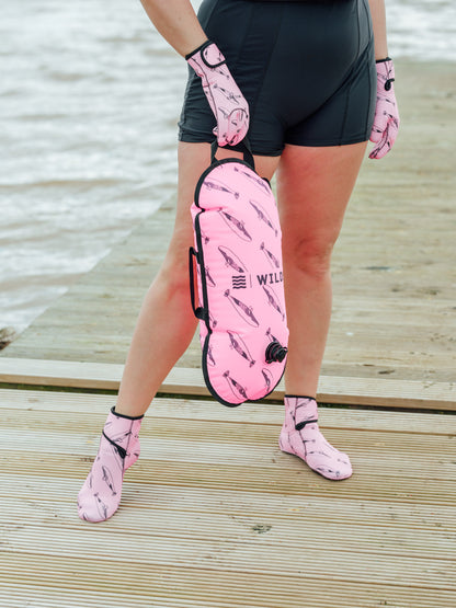Wild Float with Thermometer in Pink Whale